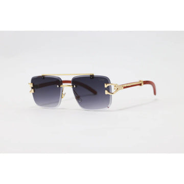 Cartier Golden Wood Power Glasses Frame-CRT23